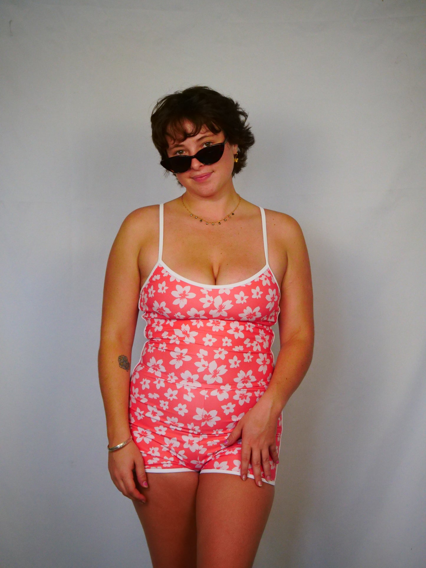 KALIA SURF SUIT- PINK RETRO FLOWER