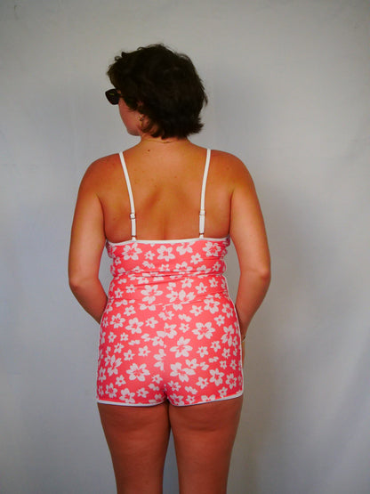 KALIA SURF SUIT- PINK RETRO FLOWER