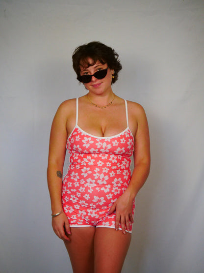 KALIA SURF SUIT- PINK RETRO FLOWER
